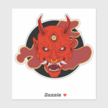 Oni japonais Hannya Masque Style traditionnel