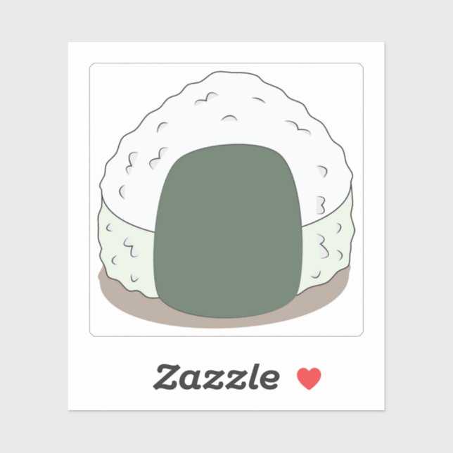 Sticker Onigiri (Feuille)