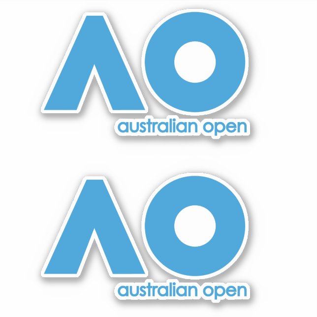 STICKER OPEN-TENNIS AUSTRALIEN (Devant)
