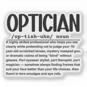Sticker Opticien