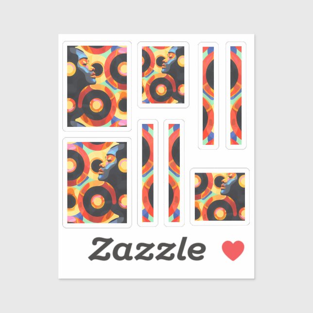 Sticker Orange Gras (Feuille)