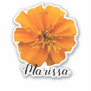 Sticker Orange Marigold