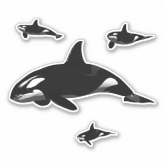 Sticker Orca