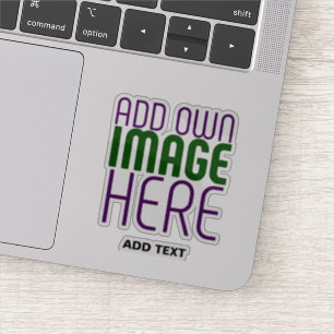 STICKER ORDINATEUR PORTABLE MODÈLE DE TEXTE D'IMAGE MODERN