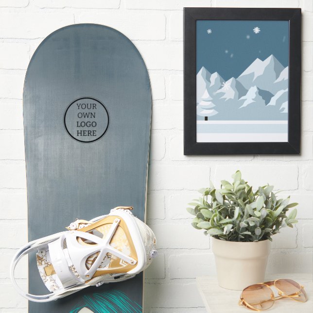 Sticker Ordinateur portable professionnel Business Logo (Snowboard)