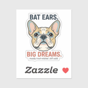Sticker Oreilles de Chauve-Souris Grands Rêves Maman de Bo
