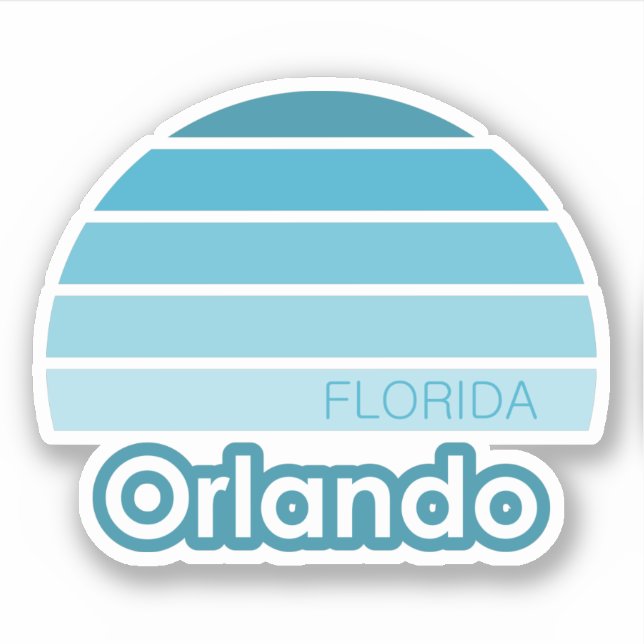 Sticker Orlando Floride (Devant)