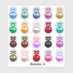 sticker ornemental de Noël