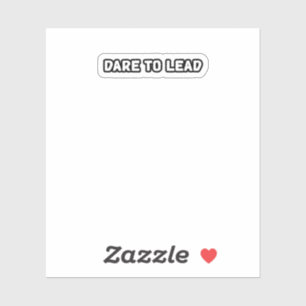 Sticker Oser Diriger Courageux Chef Visionnaire