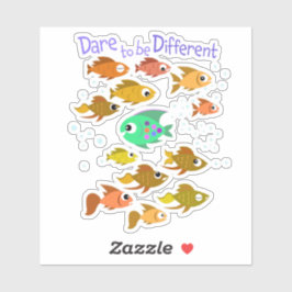 Sticker Oser être un autre enseignant élémentaire élève