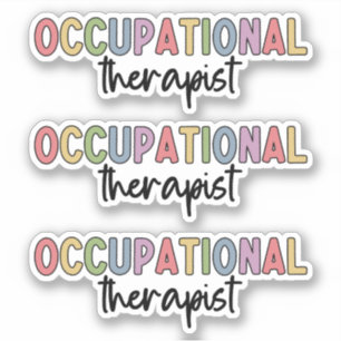 Sticker OT ergothérapeute   Thérapie professionnelle