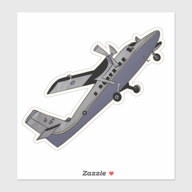 Sticker Otter double UV-18 (Feuille)