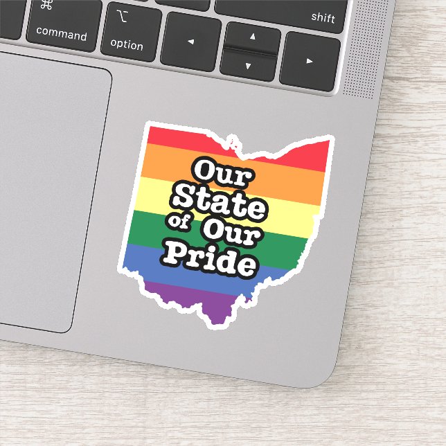 Sticker Our State of Our Pride Ohio (Détail)