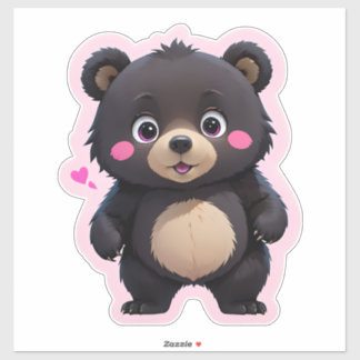 Sticker Ours Bébé mignon