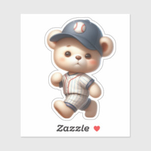 Sticker Ours de baseball 1