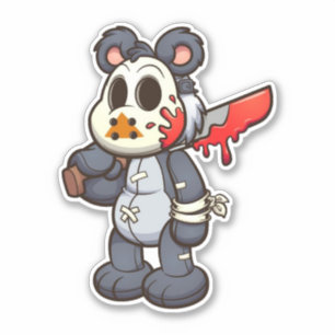 Sticker Ours de Peur - Jason ?