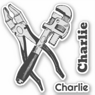 Sticker OUTILS de nom personnalisé