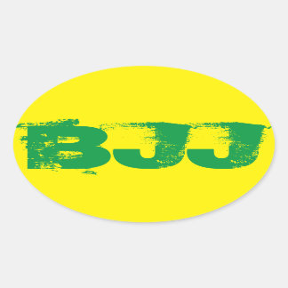 Sticker Oval BJJ