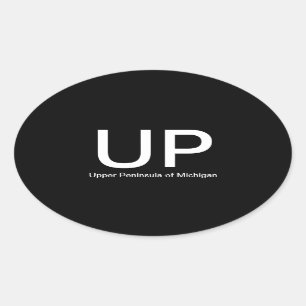 Sticker Oval Bumper UP dans la péninsule supérieur