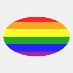 Sticker Oval pour Gay pride LGBT*