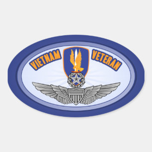 Sticker Ovale 1er Avn Bde Master Aviator