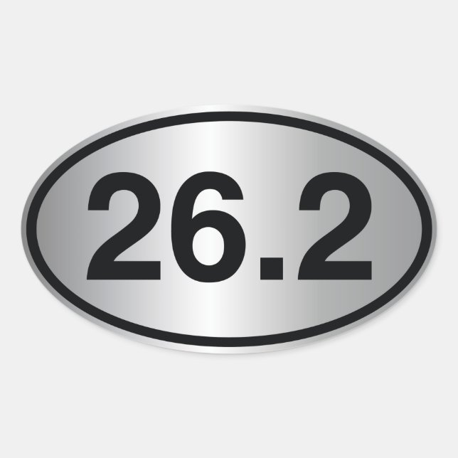 STICKER OVALE 26.2 (Devant)