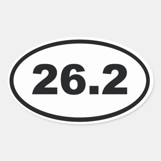 STICKER OVALE 26.2 (Devant)