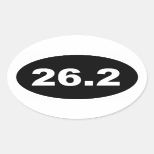 STICKER OVALE 26,2