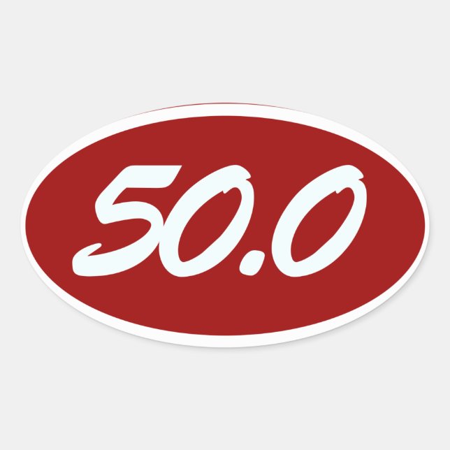 STICKER OVALE 50.0 (Devant)