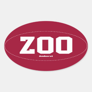Sticker Ovale Adhésif pour pare-chocs d'ovale de Zoomass Amhers
