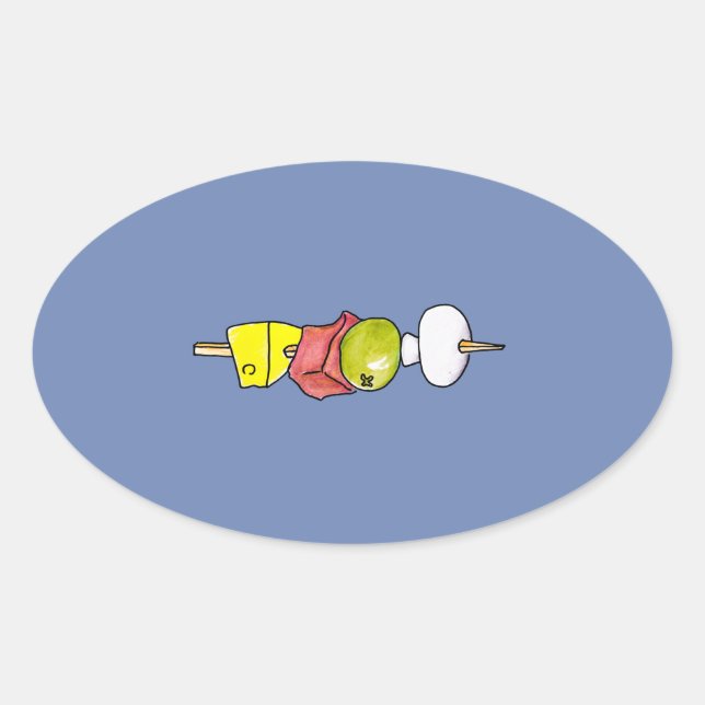 Sticker Ovale Aiguille (Devant)