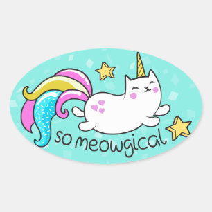 Sticker Ovale Ainsi étincelles mignonnes de parties