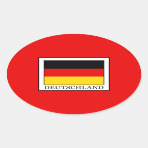 Sticker Ovale Allemagne