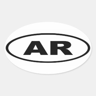 Sticker Ovale AR Arkansas