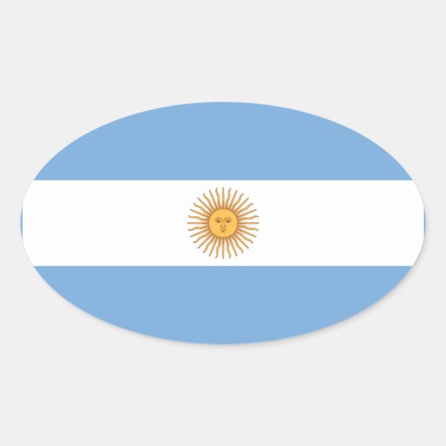 Sticker Ovale argentine (Devant)