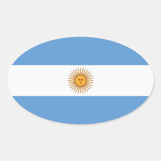 STICKER OVALE ARGENTINE (Devant)