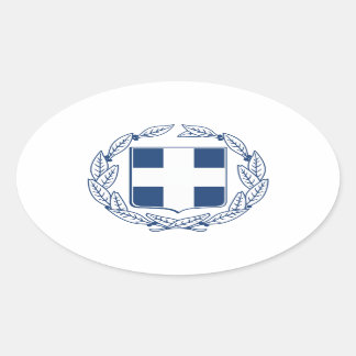 Sticker Ovale Armoiries de Grèce