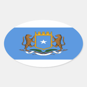 Sticker Ovale Armoiries de la Somalie