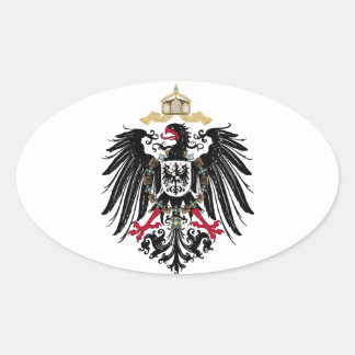 Sticker Ovale Armoiries de l'Empire allemand de 1889