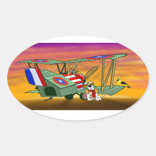 Sticker Ovale as volant