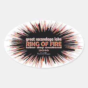 Sticker Ovale Bague De Feu 2016