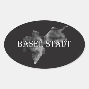 Sticker Ovale Bâle-Ville