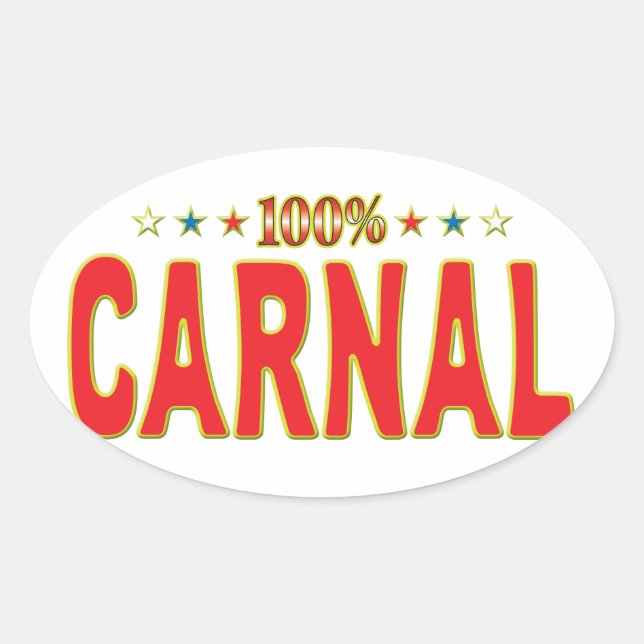 Sticker Ovale Balise étoile Carnal (Devant)