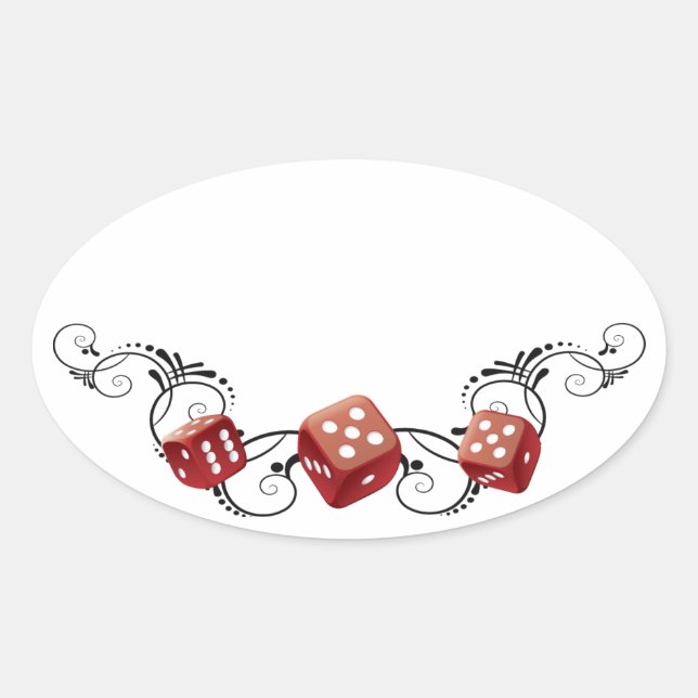 Sticker Ovale Balise Nom du Bunco (Devant)