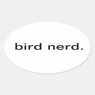 Sticker Ovale ballot d'oiseau