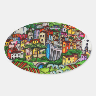 Sticker Ovale Bella Guardia