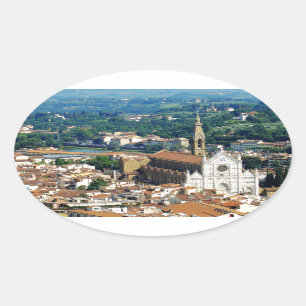 Sticker Ovale Belle Florence