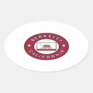 Sticker Ovale Berkeley Californie
