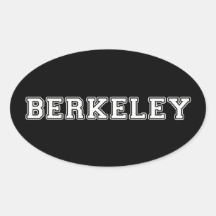 Sticker Ovale Berkeley Californie
