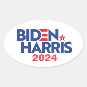 Sticker Ovale Biden Harris 2024
